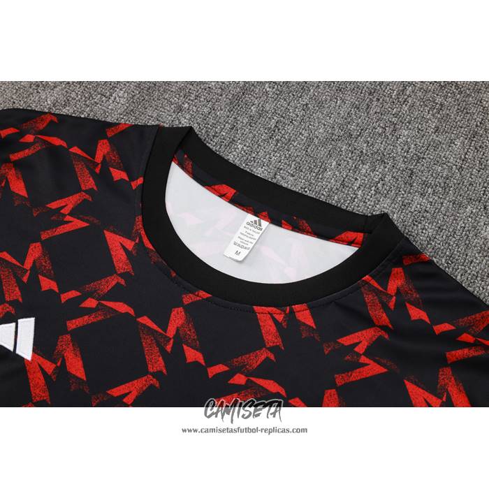 Chandal del Manchester United 2024-2025 Manga Corta Rojo - Pantalon Corto